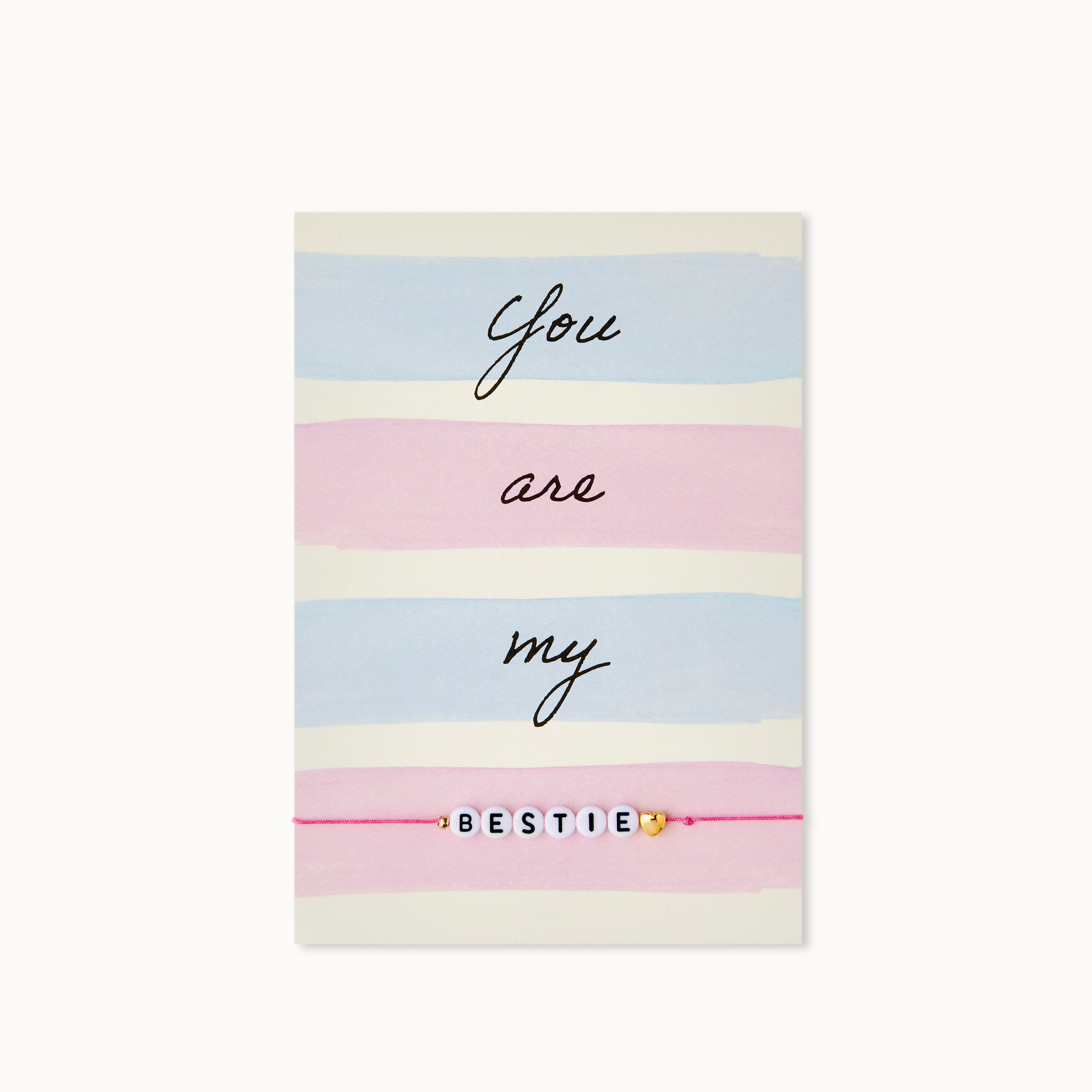 Armband Karte "Bestie"