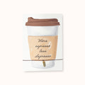 Armband Karte "More espresso"