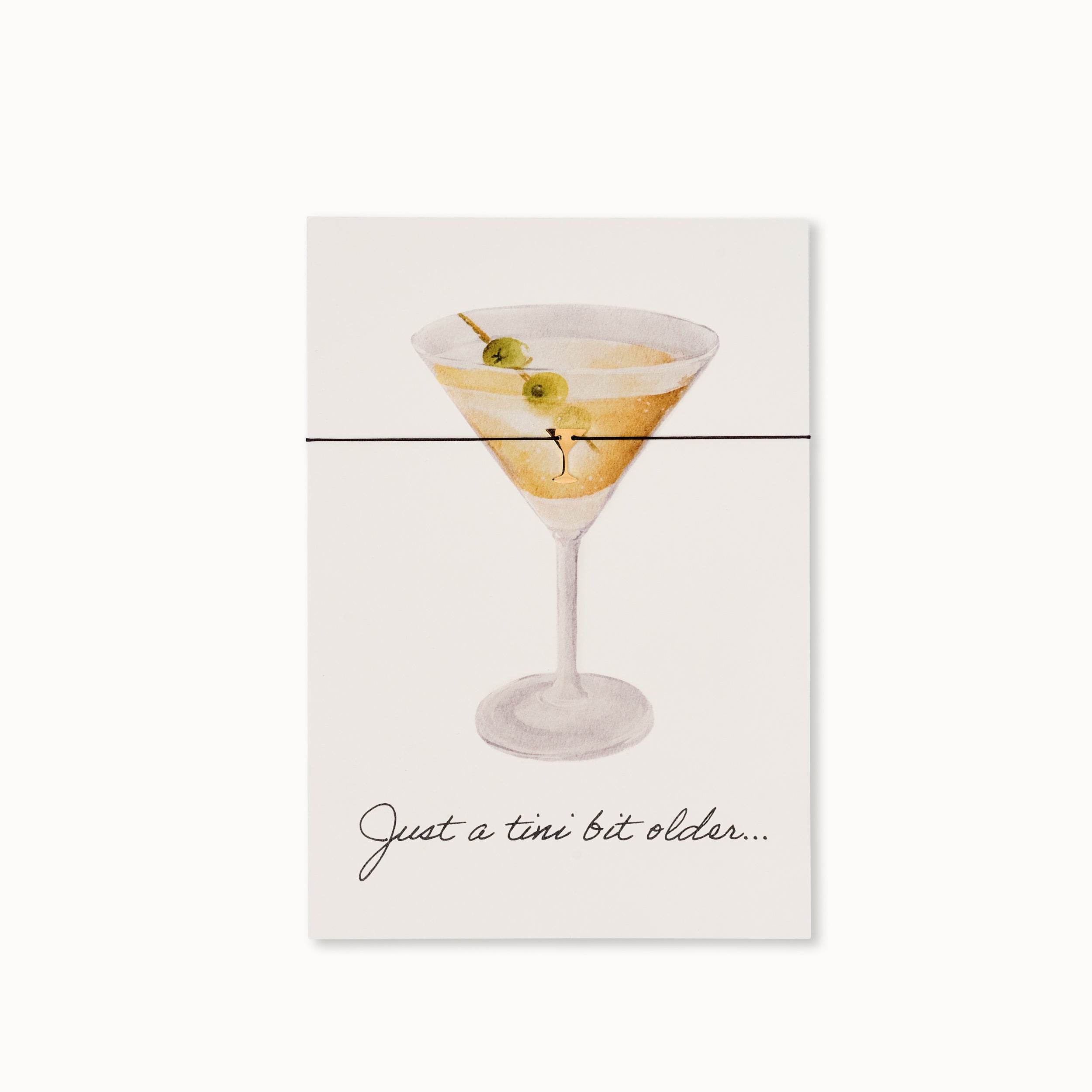 Armband Karte "tini bit older"