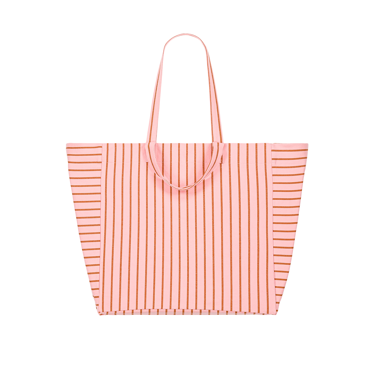Tote Bag Medium - Strawberry Pecan Streifen