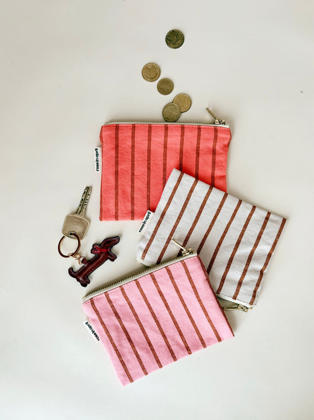 Geldbörse - Strawberry Pecan Streifen