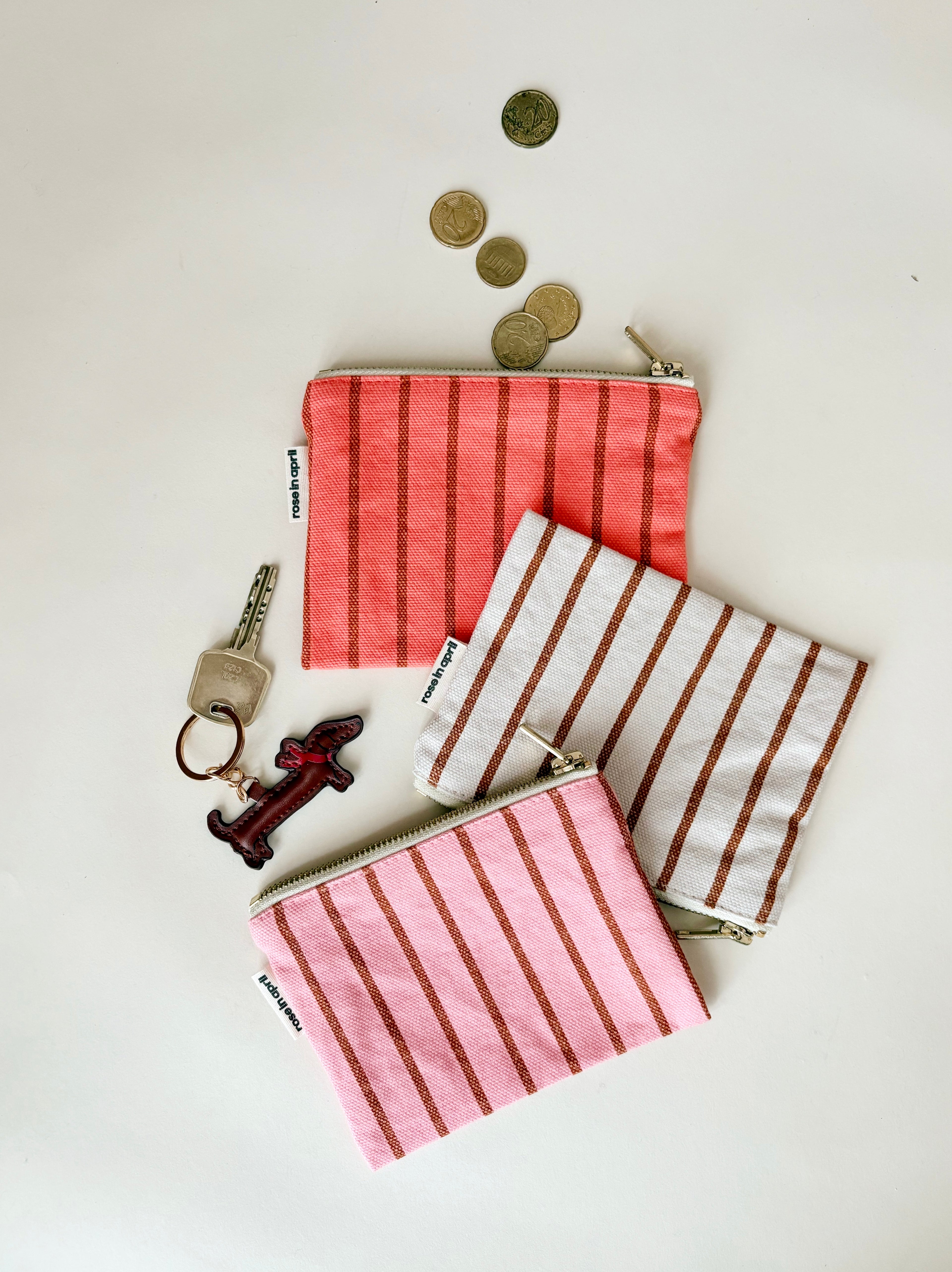 Geldbörse - Strawberry Pecan Streifen
