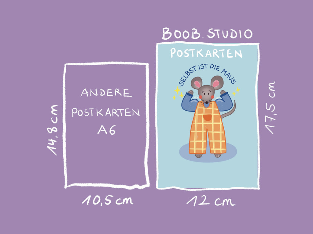 boob.Studio - Maxi Karte: Selbst ist die Maus