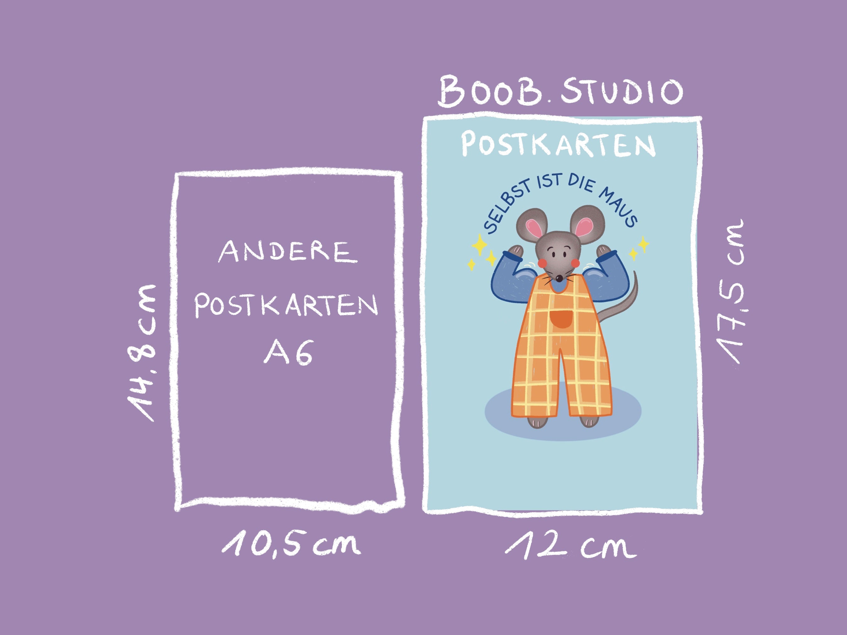 boob.Studio - Maxi Karte: Selbst ist die Maus