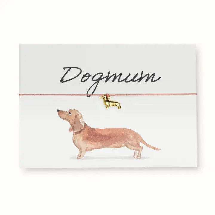 Armband Karte "Dog Mum"