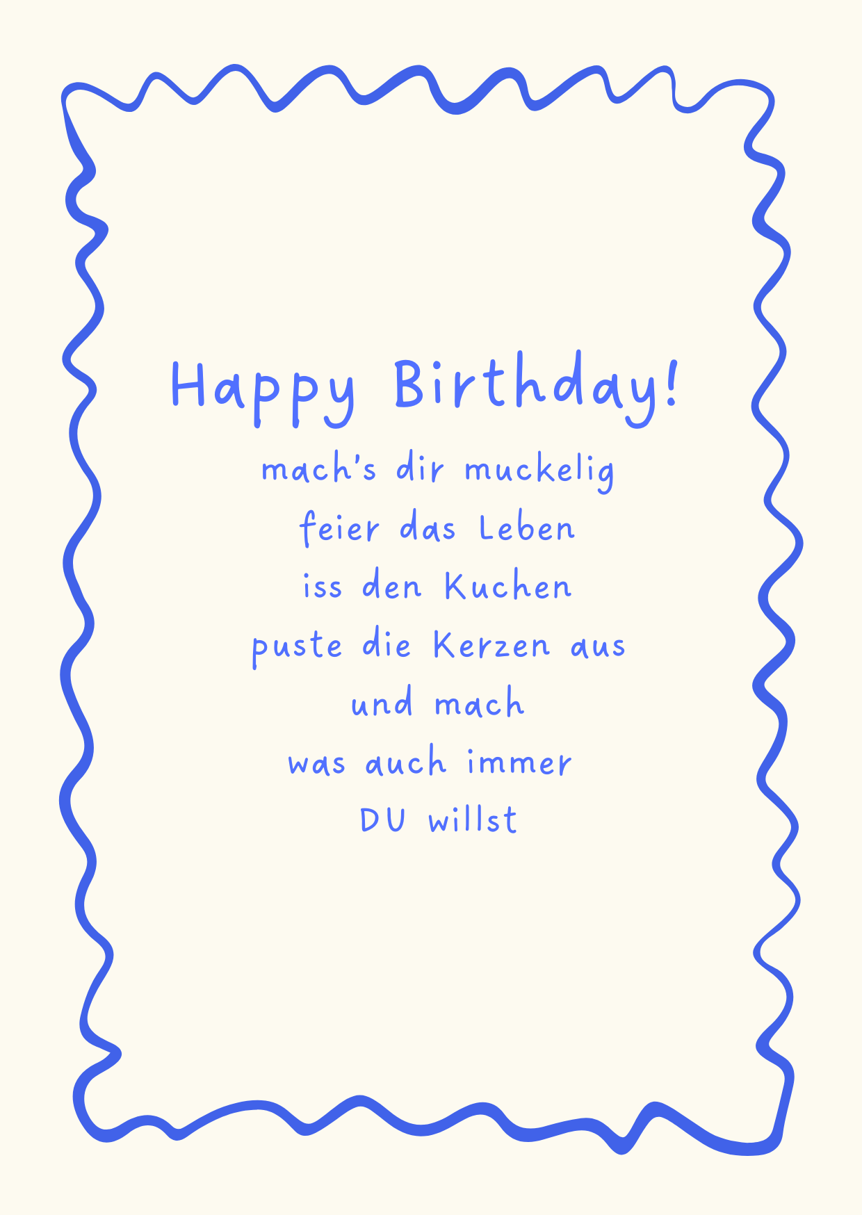 Karte - Happy Birthday