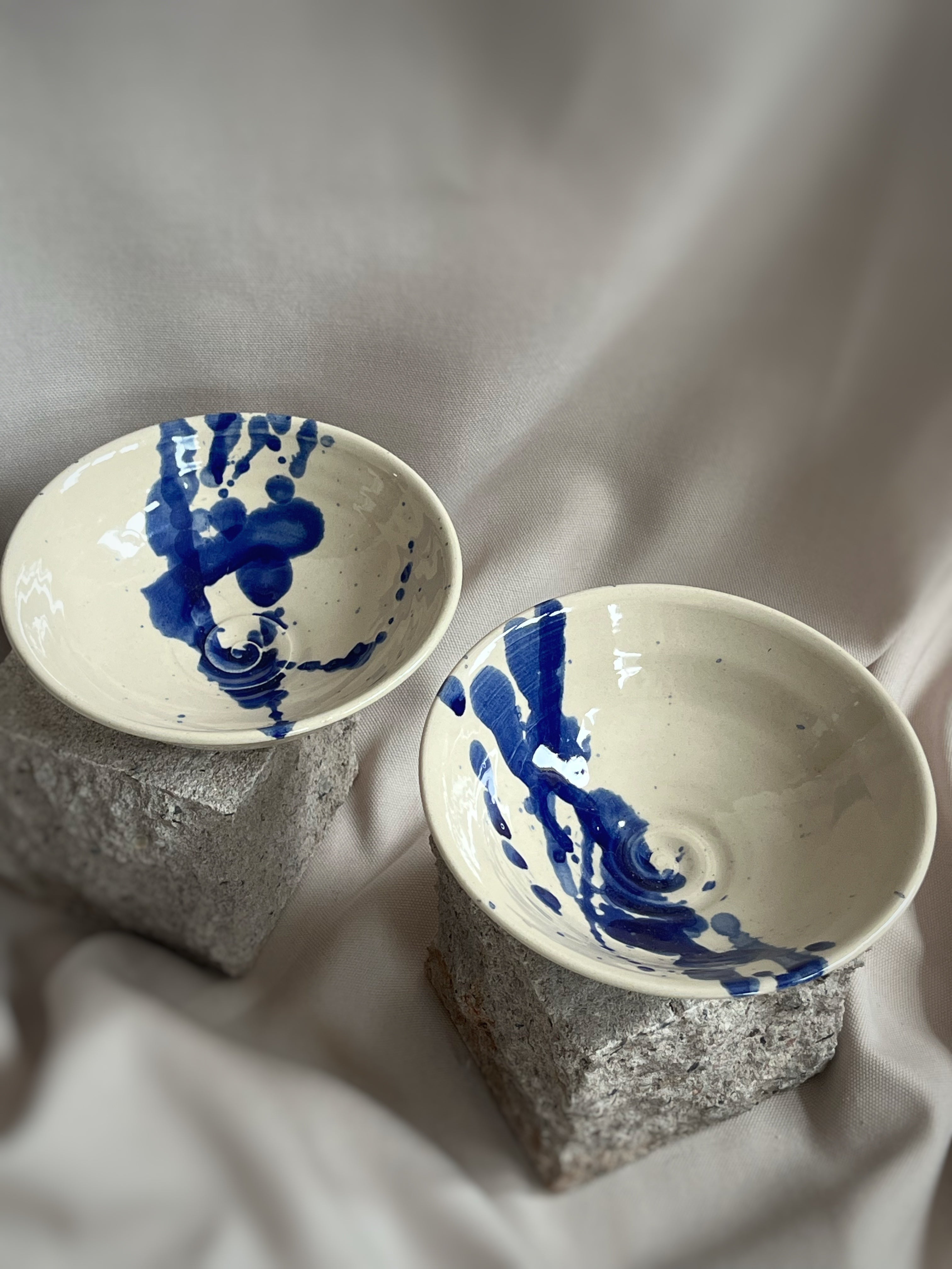 project.void._ - Splash of Cobalt Schalen Set small